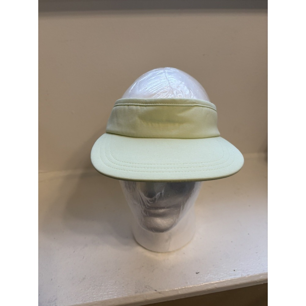 NWT THE NORTH FACE UNISEX ADULTS VISOR LIME CREAM OS LOGO